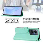 For vivo Y78 5G Global / V29 Lite Skin Feel Solid Color Leather Phone Case with Lanyard(Mint Green) - 3