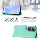 For vivo Y100 5G Global Skin Feel Solid Color Leather Phone Case with Lanyard(Mint Green) - 3