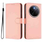 For vivo Y300 Pro Skin Feel Solid Color Leather Phone Case with Lanyard(Pink) - 2