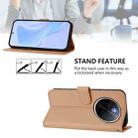 For vivo Y300 Pro Skin Feel Solid Color Leather Phone Case with Lanyard(Nude) - 3