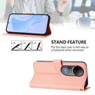 For vivo S20 Pro Skin Feel Solid Color Leather Phone Case with Lanyard(Pink) - 3