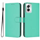 For vivo Y29S 5G / Y04 4G Global Skin Feel Solid Color Leather Phone Case with Lanyard(Green) - 2