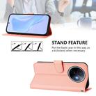 For vivo Y39 5G Global Skin Feel Solid Color Leather Phone Case with Lanyard(Pink) - 3
