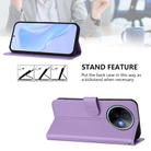 For vivo Y39 5G Global Skin Feel Solid Color Leather Phone Case with Lanyard(Lavender Purple) - 3