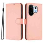 For vivo S30 Pro mini Skin Feel Solid Color Leather Phone Case with Lanyard(Pink) - 2