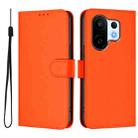 For vivo S30 Pro mini Skin Feel Solid Color Leather Phone Case with Lanyard(Orange) - 2