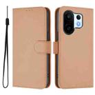 For vivo S30 Pro mini Skin Feel Solid Color Leather Phone Case with Lanyard(Nude) - 2