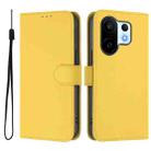 For vivo S30 Pro mini Skin Feel Solid Color Leather Phone Case with Lanyard(Lemon Yellow) - 2
