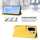 For vivo S30 Pro mini Skin Feel Solid Color Leather Phone Case with Lanyard(Lemon Yellow) - 4
