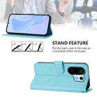 For vivo S30 Pro mini Skin Feel Solid Color Leather Phone Case with Lanyard(Sky Blue) - 4