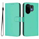 For vivo S30 Skin Feel Solid Color Leather Phone Case with Lanyard(Green) - 2