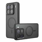 For Xiaomi 15 Pro Armor MagSafe Precise Hole PC Hybrid TPU Phone Case(Frosted Black) - 1