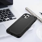 For iPhone 12 / 12 Pro Shockproof Rugged Armor Protective Case(Black) - 3