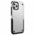 For iPhone 12 / 12 Pro Shockproof Rugged Armor Protective Case(Silver) - 1
