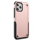 For iPhone 12 mini Shockproof Rugged Armor Protective Case(Rose Gold) - 1