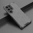 For Samsung Galaxy S25 Ultra 5G Honeycomb Shockproof Phone Case(Black) - 2