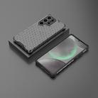 For Samsung Galaxy S25 Ultra 5G Honeycomb Shockproof Phone Case(Black) - 3