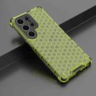 For Samsung Galaxy S25 Ultra 5G Honeycomb Shockproof Phone Case(Green) - 2