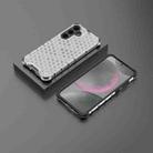 For Samsung Galaxy S25+ 5G Honeycomb Shockproof Phone Case(White) - 3