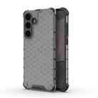 For Samsung Galaxy S25+ 5G Honeycomb Shockproof Phone Case(Black) - 1