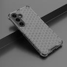 For Samsung Galaxy S25+ 5G Honeycomb Shockproof Phone Case(Black) - 2