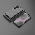 For Samsung Galaxy S25+ 5G Honeycomb Shockproof Phone Case(Black) - 3