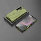 For Samsung Galaxy S25+ 5G Honeycomb Shockproof Phone Case(Green) - 3
