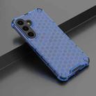 For Samsung Galaxy S25+ 5G Honeycomb Shockproof Phone Case(Blue) - 2