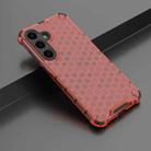 For Samsung Galaxy S25+ 5G Honeycomb Shockproof Phone Case(Red) - 2