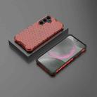 For Samsung Galaxy S25+ 5G Honeycomb Shockproof Phone Case(Red) - 3