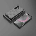 For Samsung Galaxy S25 5G Honeycomb Shockproof Phone Case(Black) - 3