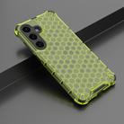 For Samsung Galaxy S25 5G Honeycomb Shockproof Phone Case(Green) - 2