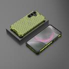 For Samsung Galaxy S25 5G Honeycomb Shockproof Phone Case(Green) - 3
