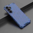 For Samsung Galaxy S25 5G Honeycomb Shockproof Phone Case(Blue) - 2