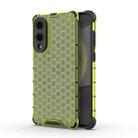 For Samsung Galaxy S25 Edge 5G Honeycomb Shockproof Phone Case(Green) - 1