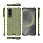 For Samsung Galaxy S25 Edge 5G Honeycomb Shockproof Phone Case(Green) - 3