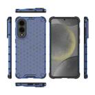 For Samsung Galaxy S25 Edge 5G Honeycomb Shockproof Phone Case(Blue) - 3