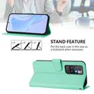 For Redmi 10 4G 2021 Global Skin Feel Solid Color Leather Phone Case with Lanyard(Mint Green) - 3