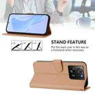 For Redmi K60 Ultra Skin Feel Solid Color Leather Phone Case with Lanyard(Nude) - 3