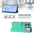 For Redmi K70 Ultra Global Skin Feel Solid Color Leather Phone Case with Lanyard(Green) - 3
