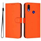 For Redmi Note 7 / 7 Pro / 7S Skin Feel Solid Color Leather Phone Case with Lanyard(Orange) - 2