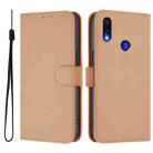 For Redmi Note 7 / 7 Pro / 7S Skin Feel Solid Color Leather Phone Case with Lanyard(Nude) - 2