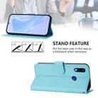 For Redmi Note 7 / 7 Pro / 7S Skin Feel Solid Color Leather Phone Case with Lanyard(Sky Blue) - 3