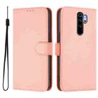 For Redmi Note 8 Pro Skin Feel Solid Color Leather Phone Case with Lanyard(Pink) - 2