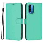 For Redmi 9 Power / 9T Global Skin Feel Solid Color Leather Phone Case with Lanyard(Green) - 2