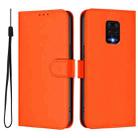 For Redmi Note 9 Pro 4G / 9S 4G Skin Feel Solid Color Leather Phone Case with Lanyard(Orange) - 2