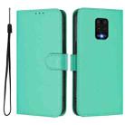 For Redmi Note 9 Pro 4G / 9S 4G Skin Feel Solid Color Leather Phone Case with Lanyard(Green) - 2