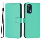 For Redmi Note 11 Pro 4G Global Skin Feel Solid Color Leather Phone Case with Lanyard(Green) - 2