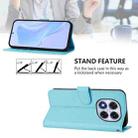For Redmi Note 14 Pro 5G / 14 Pro+ 5G Skin Feel Solid Color Leather Phone Case with Lanyard(Sky Blue) - 3