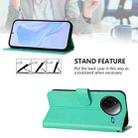 For Redmi K80 / K80 Pro Skin Feel Solid Color Leather Phone Case with Lanyard(Green) - 3